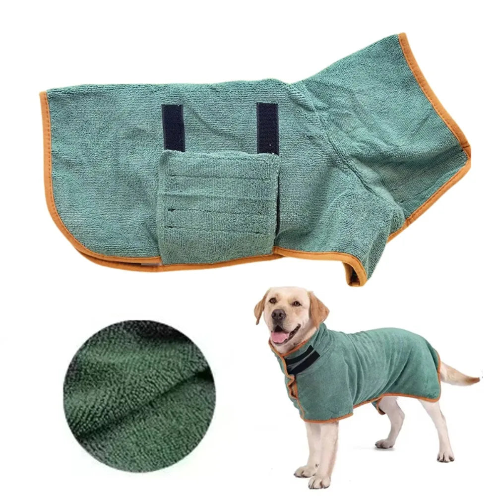 PawRobe™ — Peignoir Séchant pour Chien 🐾